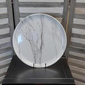 14" Marbled Melamine Serve Platter - Threshold